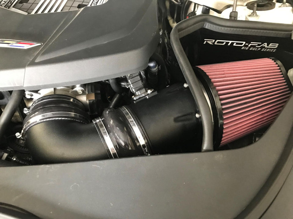 Roto-Fab 2016-2019 Cadillac CTS-V Big Gulp Series Air Intake System w/ Oiled Filter