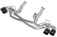 Load image into Gallery viewer, AFe 2020+ Chevrolet Corvette C8 MACH Force-Xp Cat-Back Exhaust w/o Muffler (No NPP)