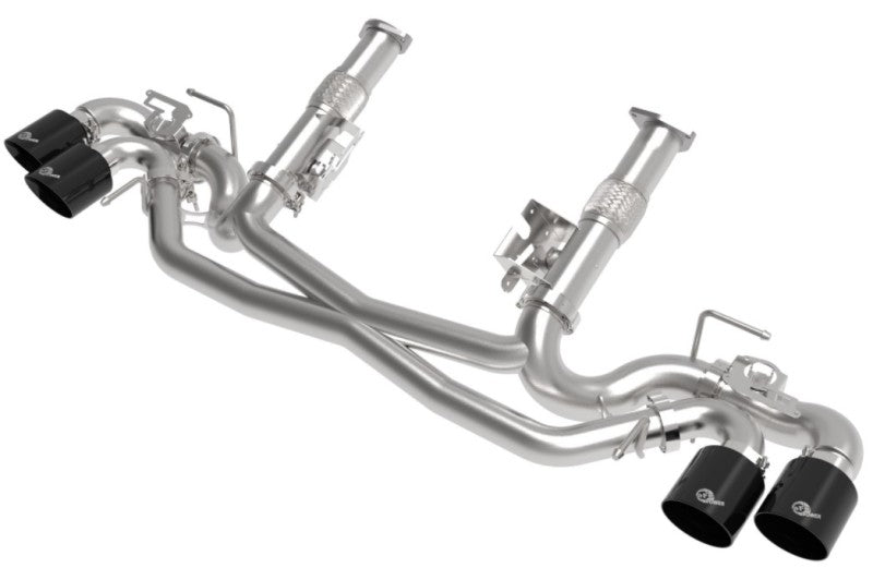 AFe 2020+ Chevrolet Corvette C8 MACH Force-Xp Cat-Back Exhaust w/o Muffler (No NPP)