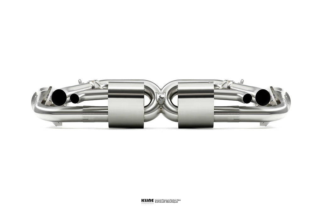 Kline Innovation Porsche 992 Turbo/Turbo S Valvetronic Exhaust System