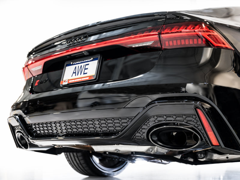 AWE Tuning Audi C8 RS6/RS7 SwitchPath Catback Exhaust - Diamond Black Tip