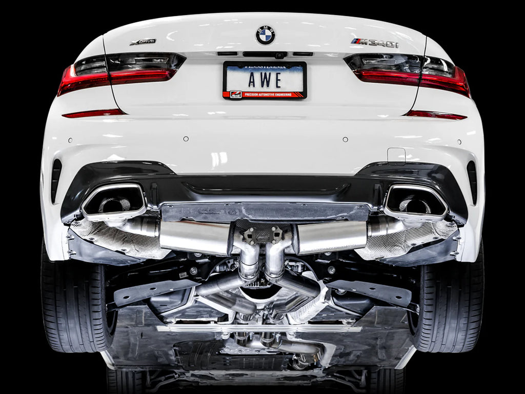 AWE Tuning 2019+ BMW M340i (G20) Resonated Touring Edition Exhaust