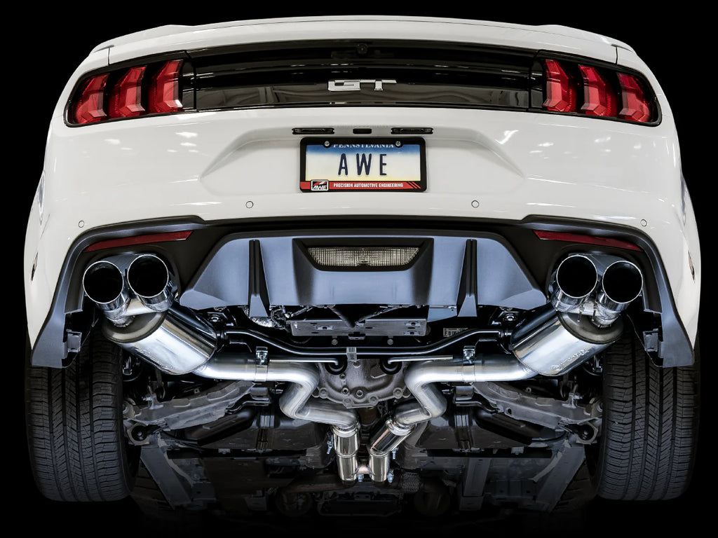 AWE Tuning 2018+ Ford Mustang GT (S550) Cat-back Exhaust - Touring Edition