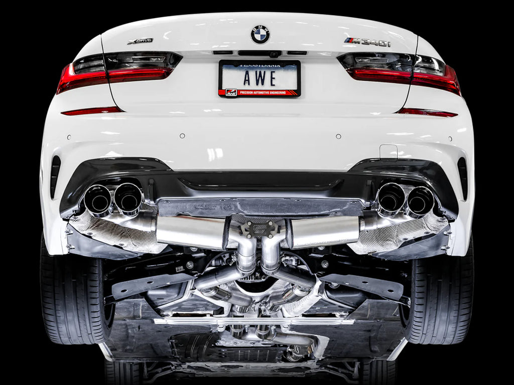 AWE Tuning 2019+ BMW M340i (G20) Resonated Touring Edition Exhaust