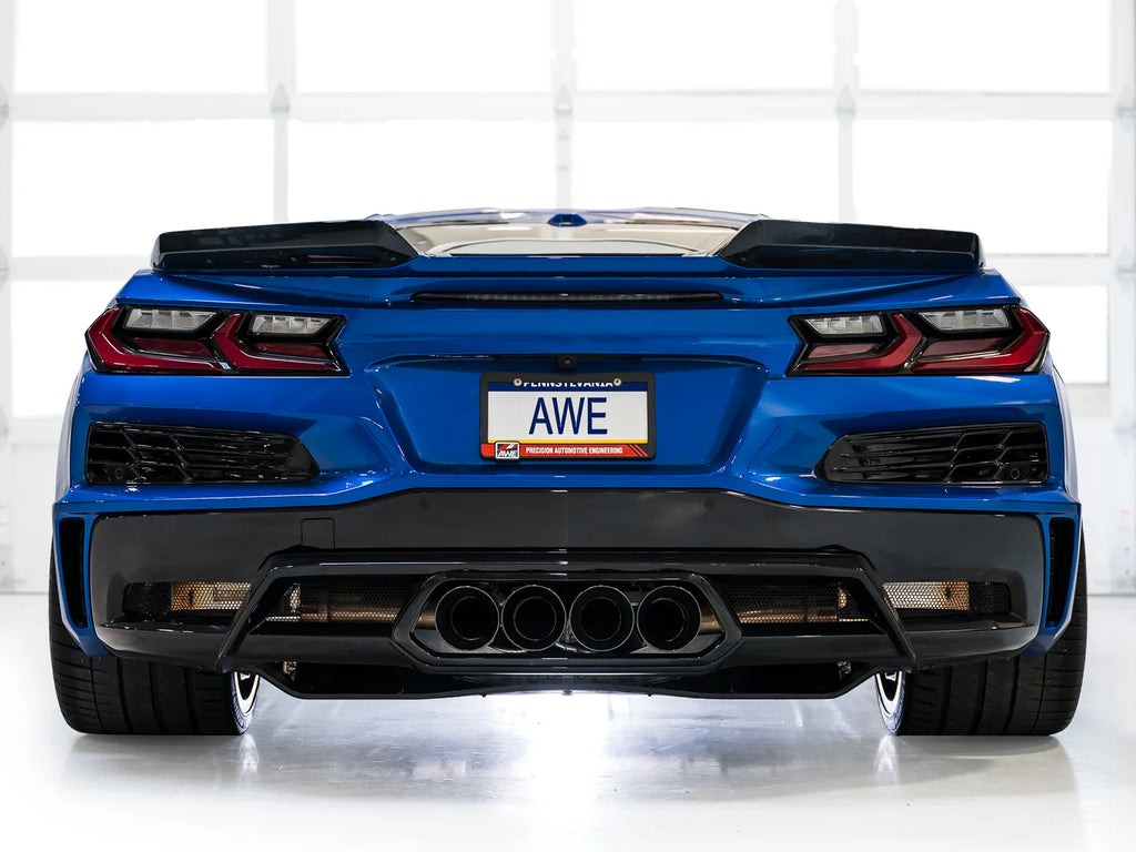 AWE Corvette C8 Z06 SwitchPath Catback Exhaust - Diamond Black Tips