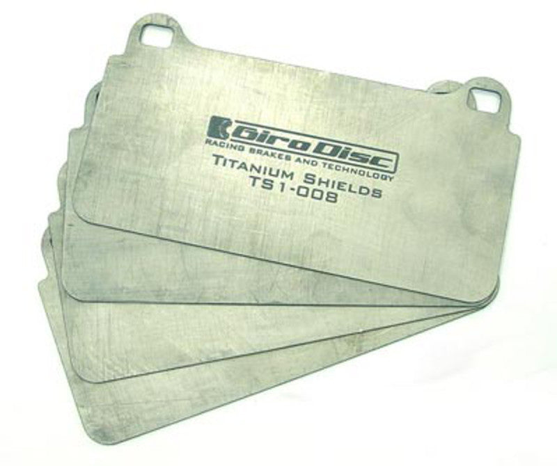 GiroDisc Ferrari 348/F355 Front Titanium Pad Shields