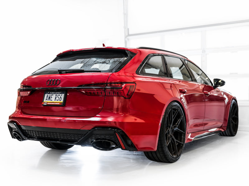 AWE Tuning Audi C8 RS6/RS7 SwitchPath Catback Exhaust - Diamond Black Tip