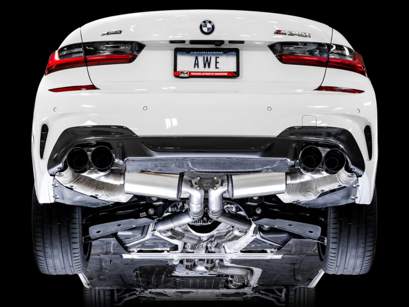 AWE Tuning 2019+ BMW M340i (G20) Non-Resonated Touring Edition Exhaust