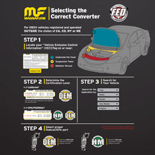 Load image into Gallery viewer, Magnaflow 15-17 Mustang V6 3.7 OEM Underbody Direct Fit Converter