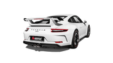 Akrapovic Porsche 911 GT3 (991.2) Slip-On Race Line (Titanium) w/Tips & Carbon Fiber Diffuser