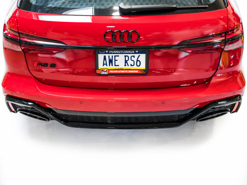 AWE Tuning Audi C8 RS6/RS7 SwitchPath Catback Exhaust - Diamond Black Tip