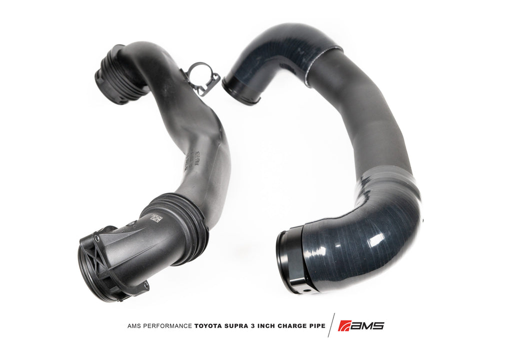 AMS Performance 2020+ Toyota Supra A90 Aluminum 3in Charge Pipe Kit