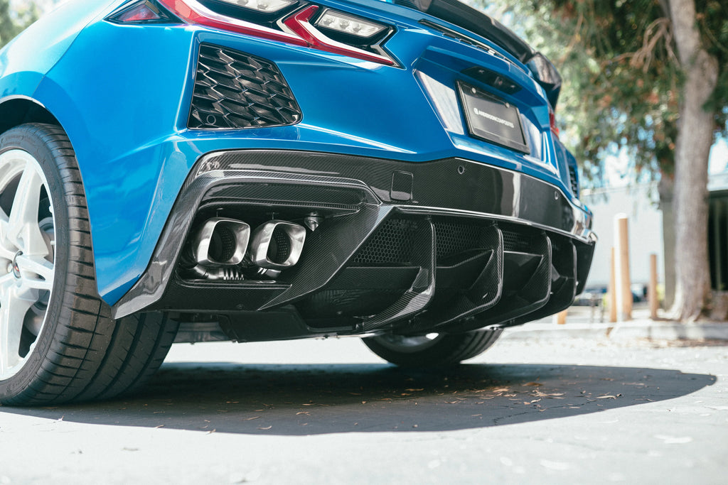 Anderson Composites Chevrolet Corvette (C8) Carbon Fiber Rear Diffuser