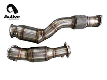 Load image into Gallery viewer, Active Autowerke BMW S58 G80 M3 G82 M4 G87 M2 Downpipes w GESI CAT