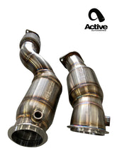 Load image into Gallery viewer, Active Autowerke BMW S58 G80 M3 G82 M4 G87 M2 Downpipes w GESI CAT