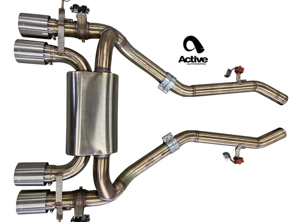 Active Autowerke BMW G8X M3/M4 Valved Rear Axleback Exhaust