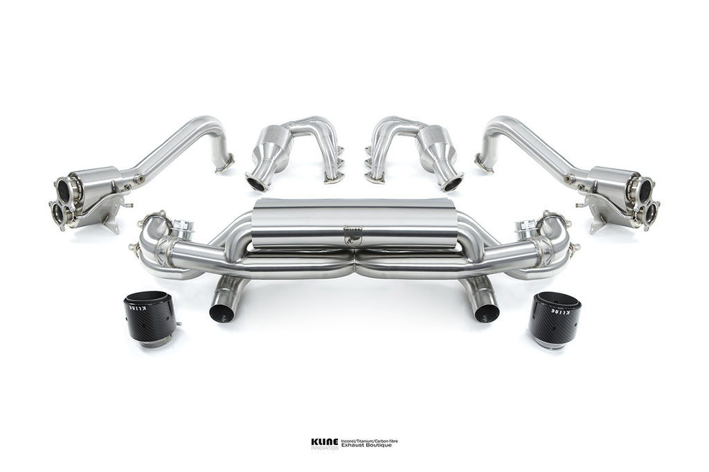 Kline Innovation Porsche 718 GT4/Spyder/GTS 4.0 Valvetronic Cat Back Exhaust