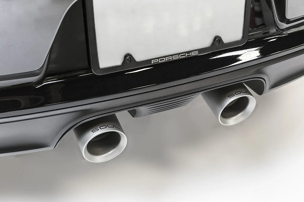 SOUL 17-19 Porsche 991.2 Carrera (w/ PSE) Bolt On Exhaust Tips