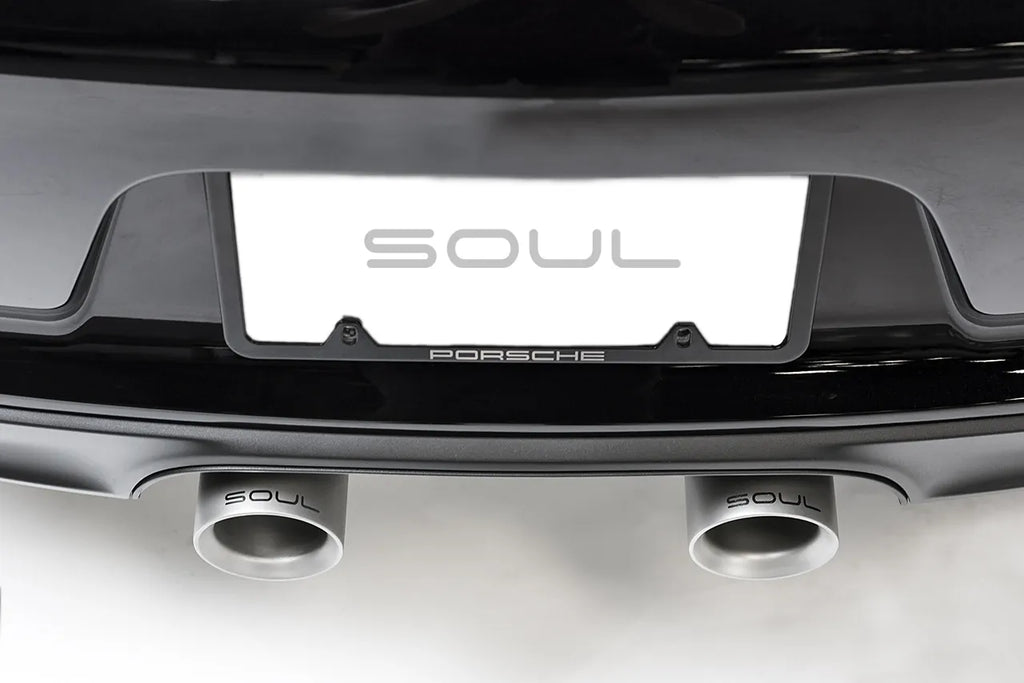 SOUL 17-19 Porsche 991.2 Carrera (w/ PSE) Bolt On Exhaust Tips