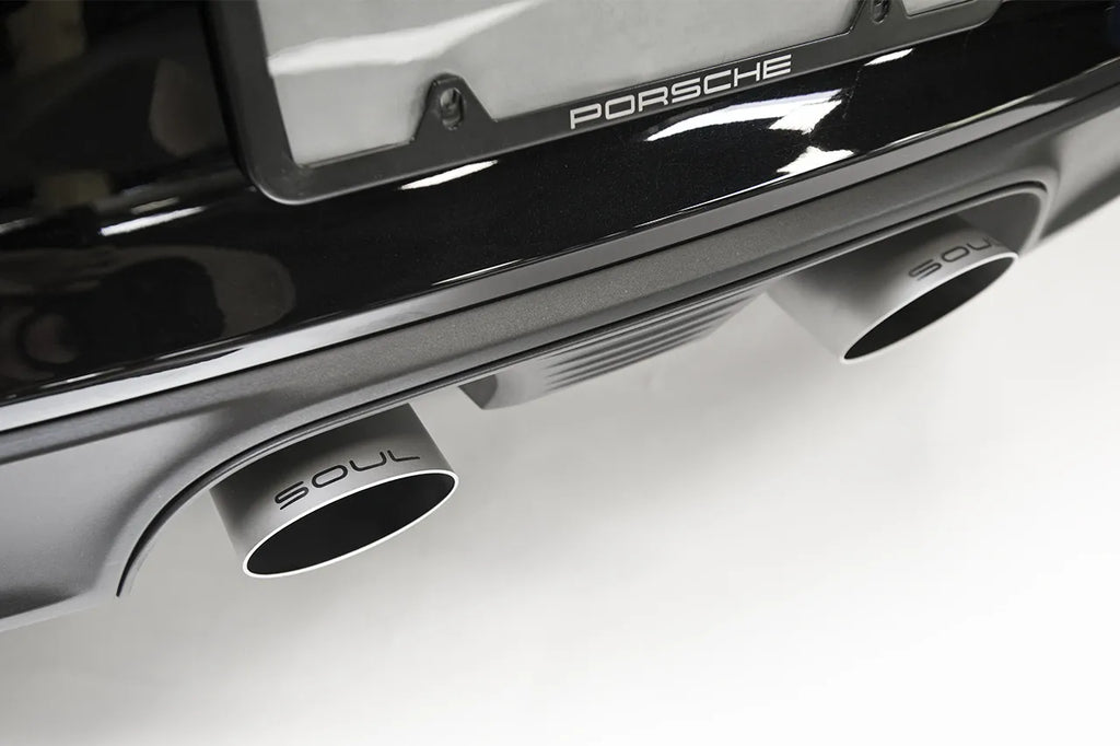 SOUL 17-19 Porsche 991.2 Carrera (w/ PSE) Bolt On Exhaust Tips