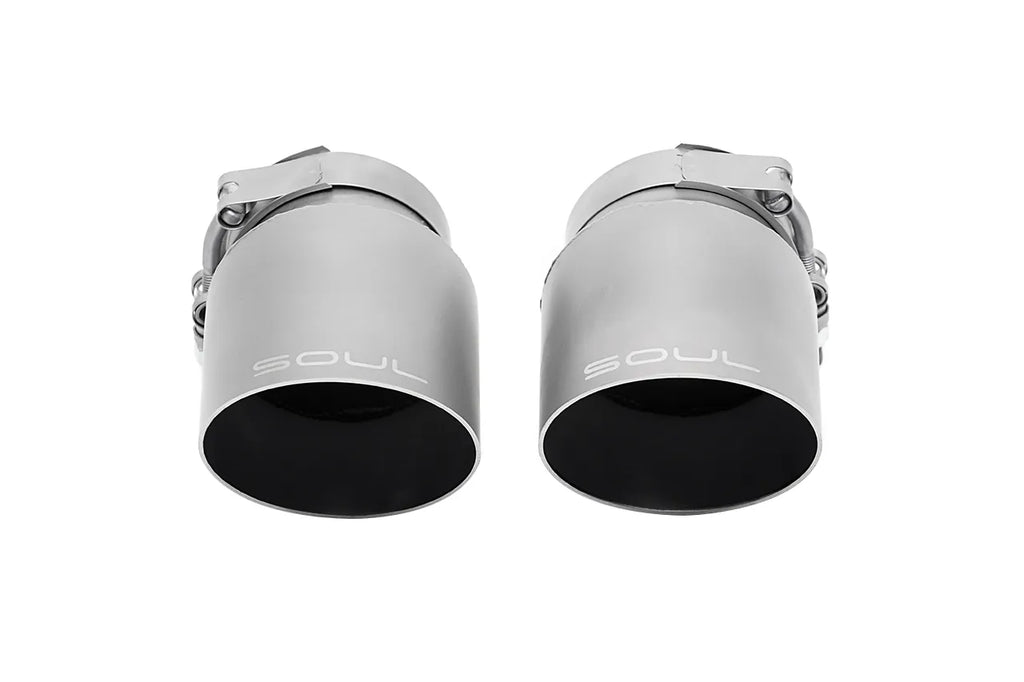 SOUL 17-19 Porsche 991.2 Carrera (w/ PSE) Bolt On Exhaust Tips