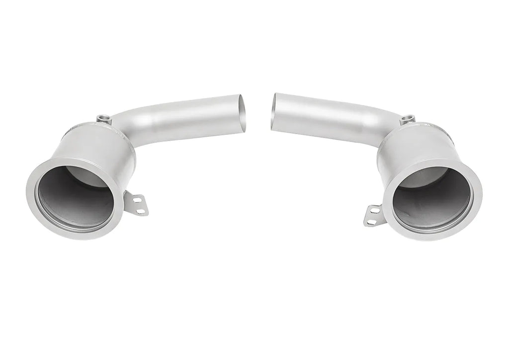 SOUL Porsche 992 Turbo Cat Bypass Pipes (with PSE)