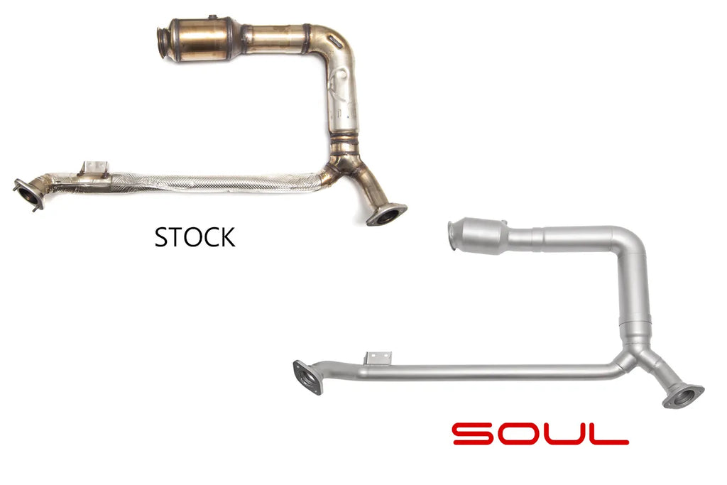 SOUL Porsche 718 Boxster / Cayman Sport Catalytic Converter Downpipe