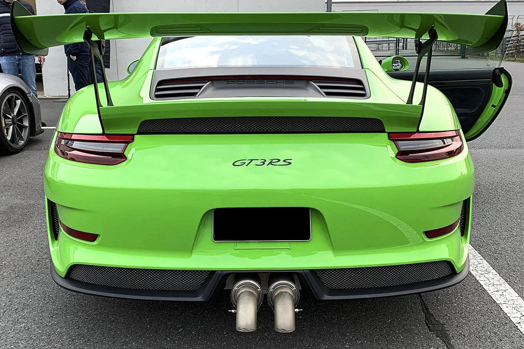 SOUL 14-19 Porsche 991.1 / 991.2 GT3 Bolt-On Resonated Turn Down Exhaust Tips