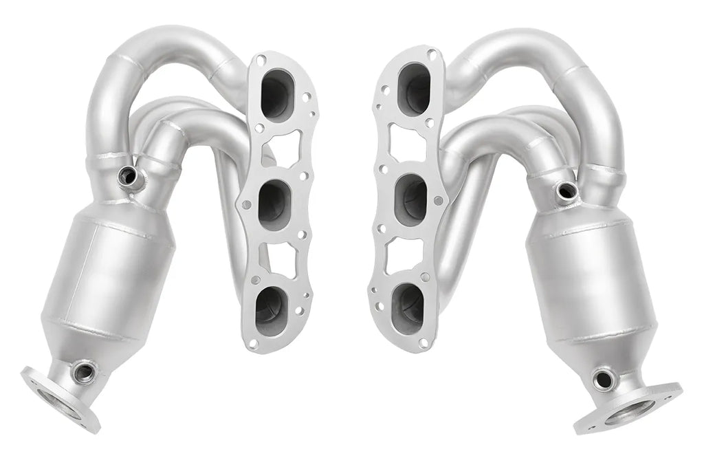 SOUL 15-16 Porsche 981 GT4 / Spyder Long Tube Street Headers (w/ HJS 200 Cell Catalytic Converters)