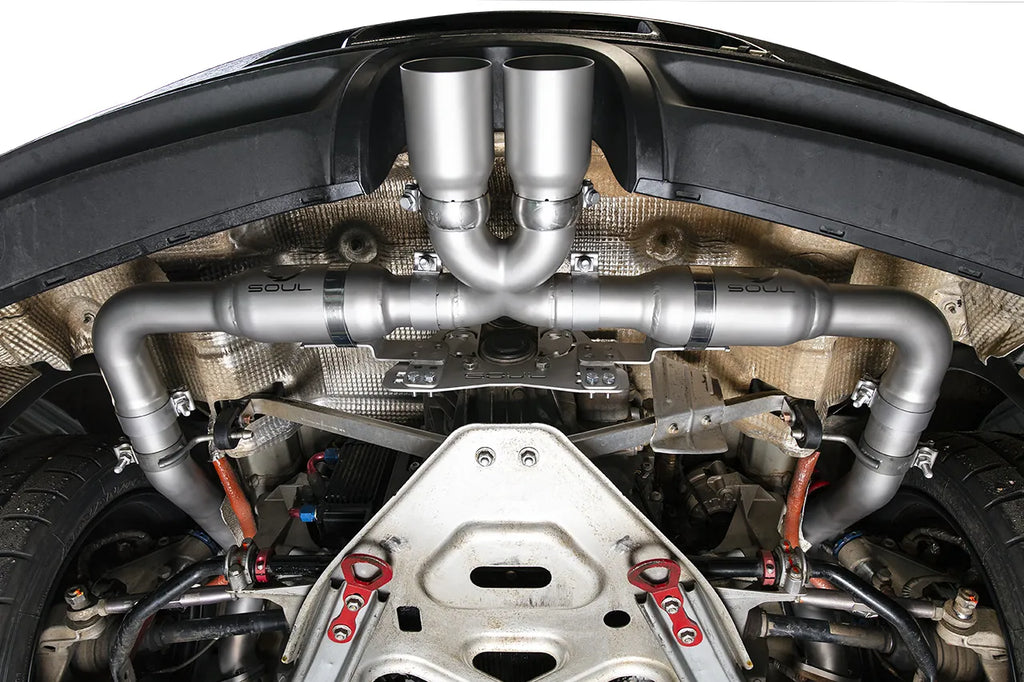 SOUL Porsche 981 GT4 / Boxster Spyder Race Exhaust System