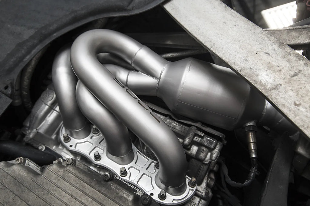 SOUL 09-12 Porsche 987.2 Cayman / Boxster Long Tube Street Headers (HJS HD 200 Cell Cats)