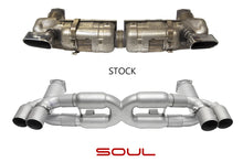 Load image into Gallery viewer, SOUL Porsche 997.1 Turbo Sport X-Pipe Exhaust (w/ 200 Cell Cats)