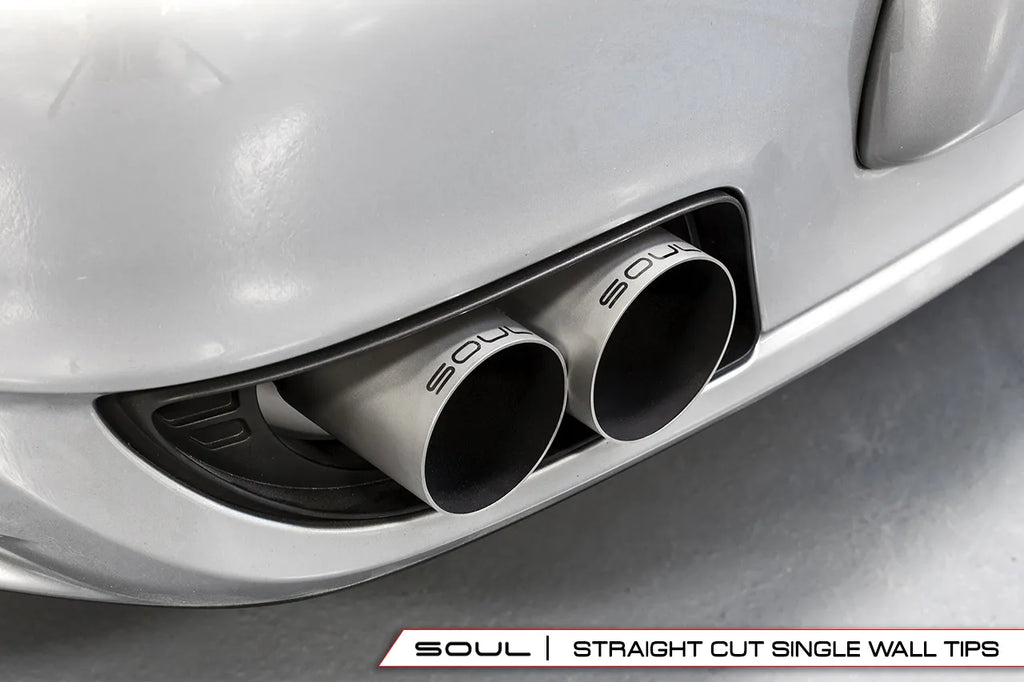 SOUL Porsche 997.1 Turbo Sport X-Pipe Exhaust (w/ 200 Cell Cats)