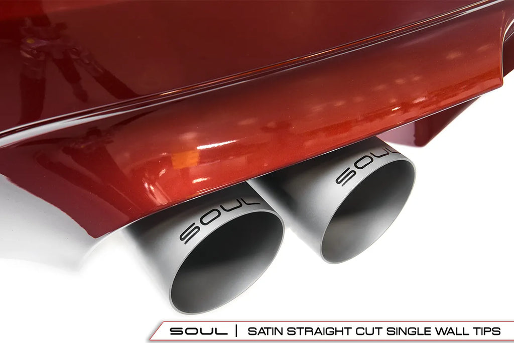 SOUL 11-16 BMW F10 M5 Resonated Muffler Bypass Exhaust