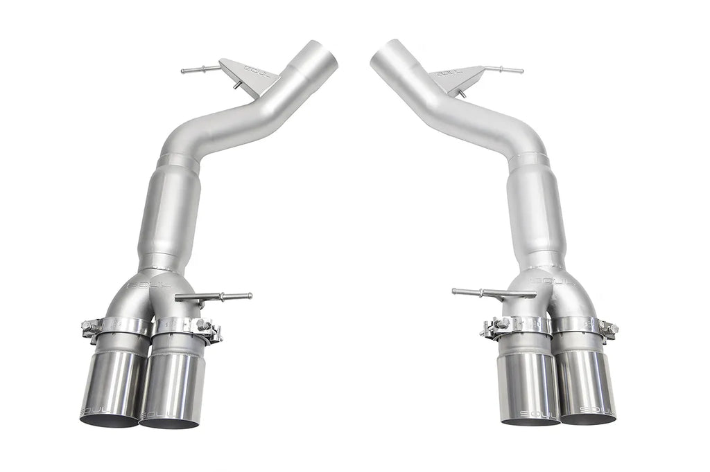 SOUL 11-16 BMW F10 M5 Resonated Muffler Bypass Exhaust