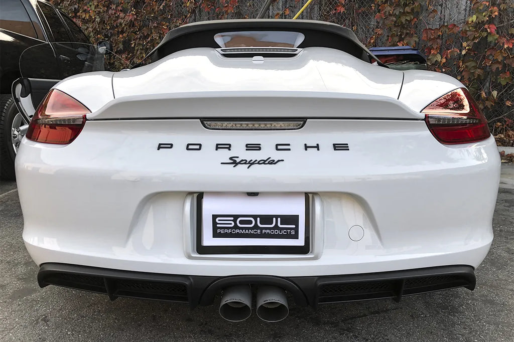 SOUL Porsche 981 GT4 / Boxster Spyder / Clubsport Performance Exhaust System