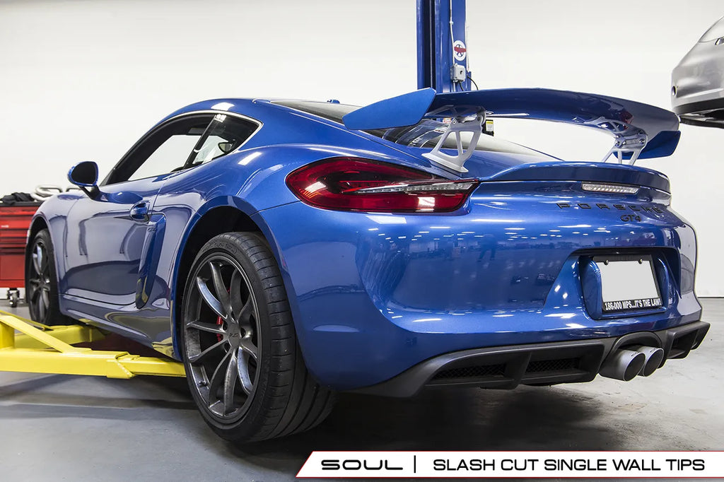 SOUL Porsche 981 GT4 / Boxster Spyder / Clubsport Performance Exhaust System