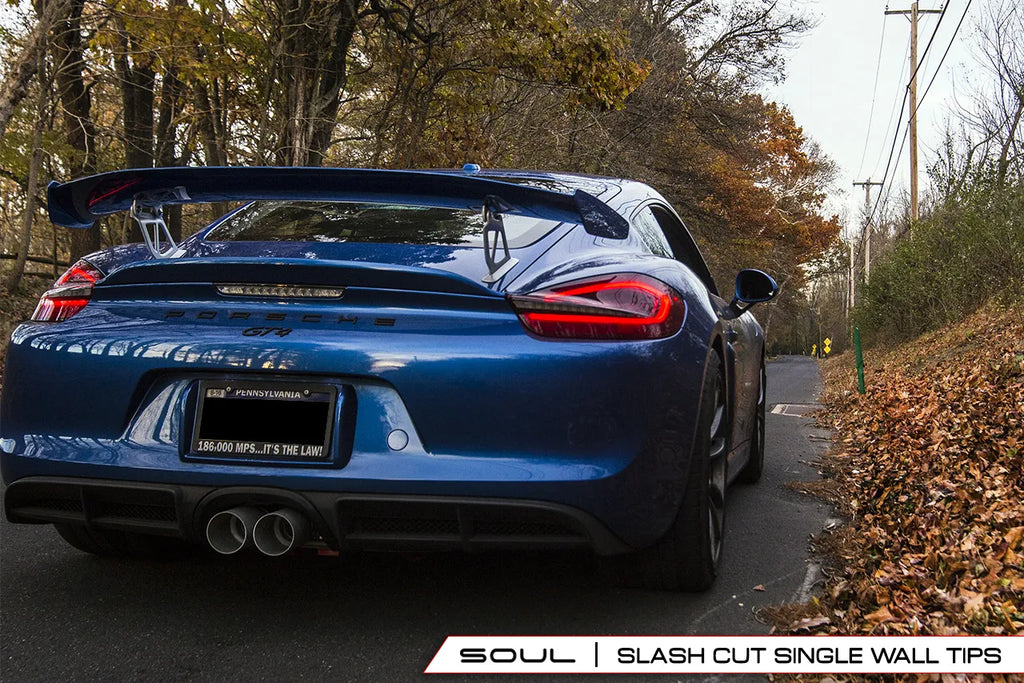 SOUL Porsche 981 GT4 / Boxster Spyder / Clubsport Performance Exhaust System