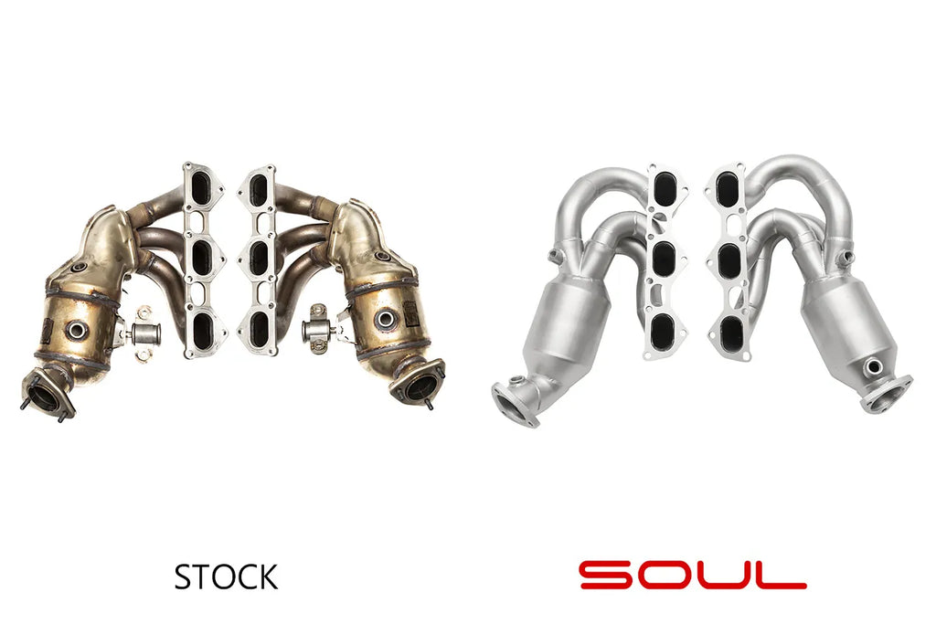 SOUL 2020+ Porsche 718 GT4 / Spyder / GTS Cayman 4.0L Street Headers