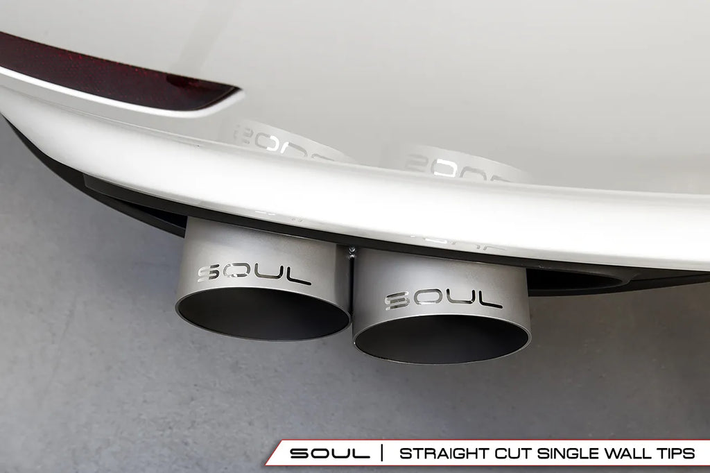 SOUL 13-19 Porsche 991.1 / 991.2 Turbo Bolt On Exhaust Tips