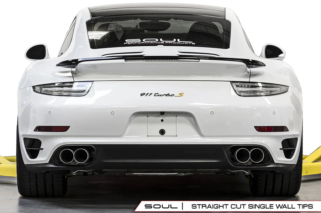 SOUL 13-19 Porsche 991.1 / 991.2 Turbo Bolt On Exhaust Tips