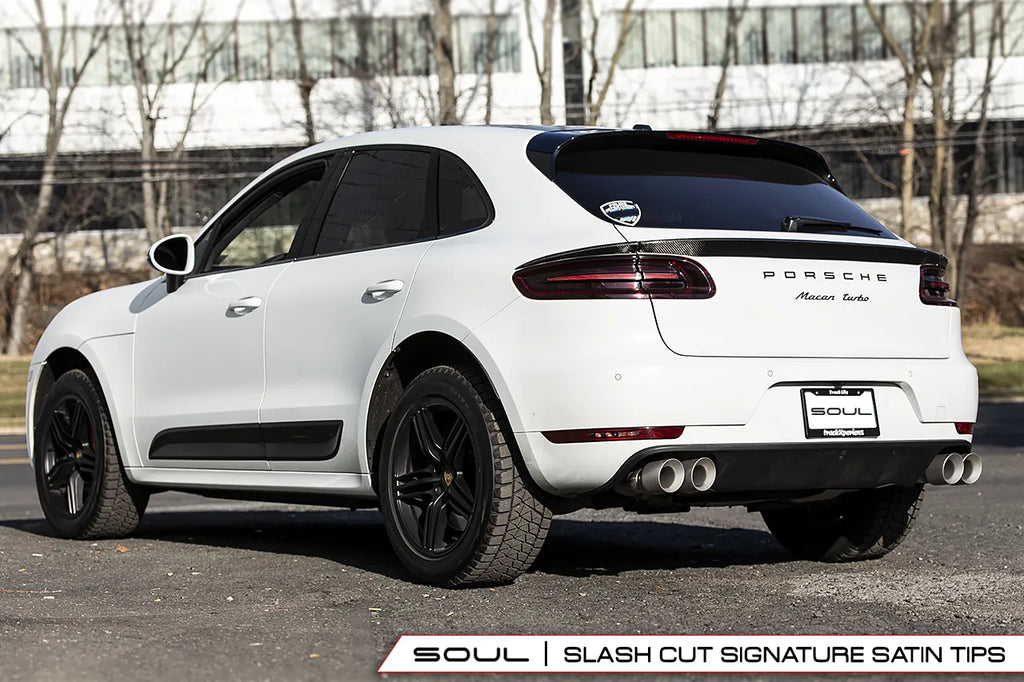 SOUL Porsche Macan S / GTS / Turbo Resonated Muffler Bypass Exhaust