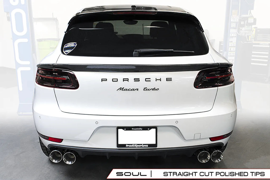 SOUL Porsche Macan S / GTS / Turbo Resonated Muffler Bypass Exhaust