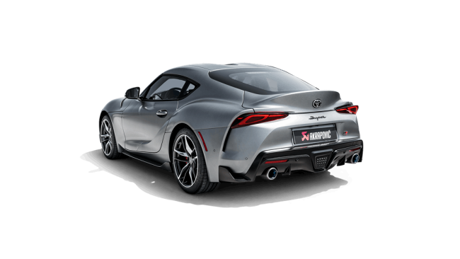 Akrapovic Toyota Supra (A90) Slip-On Line Replacement Muffler (For S-TY/T/1H)