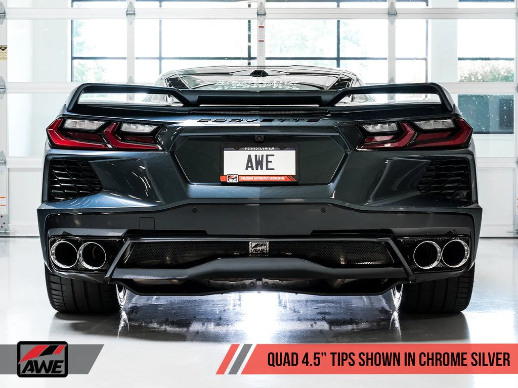 AWE Tuning Chevrolet Corvette (C8) Track Edition Exhaust