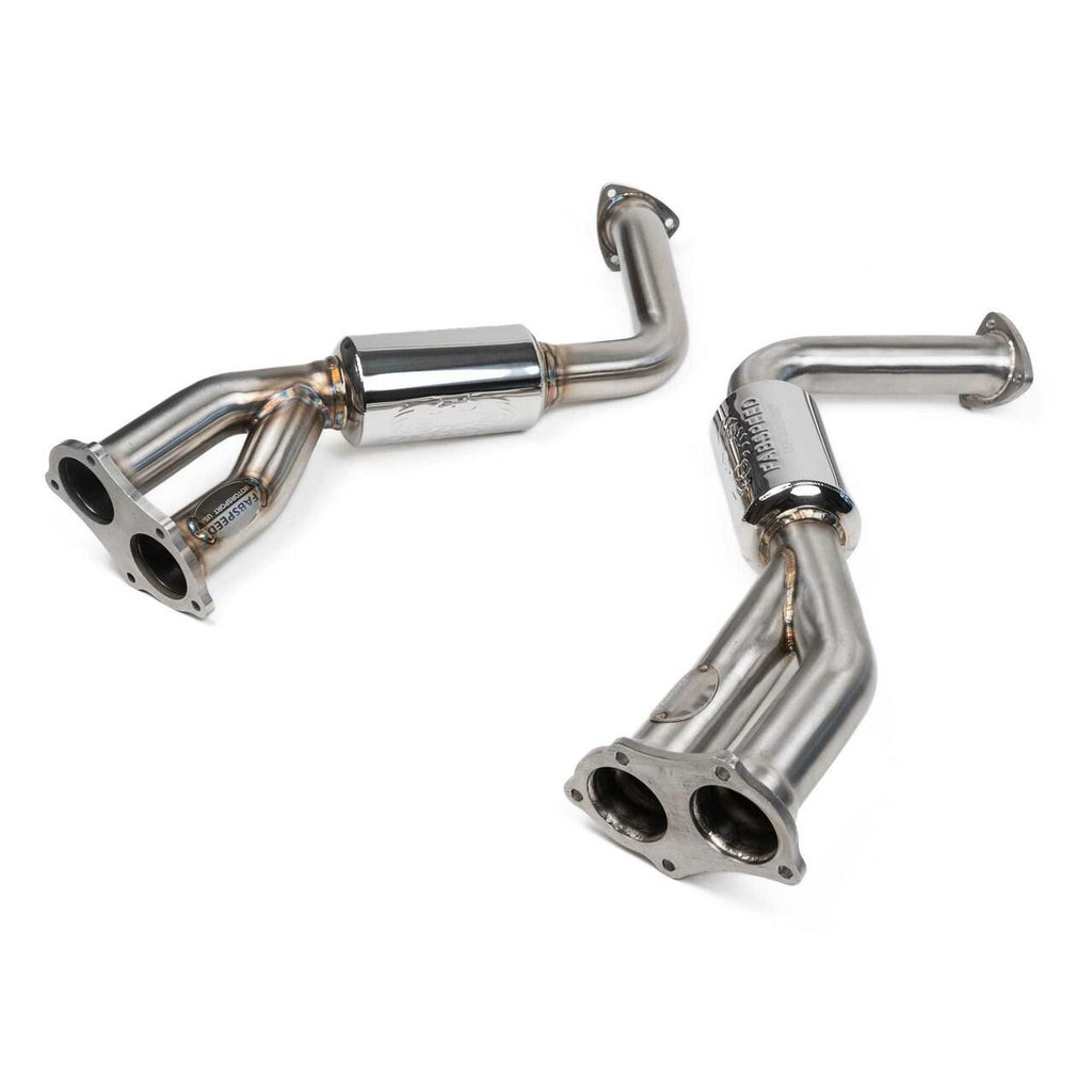 Fabspeed Porsche 718 GT4 / GTS / Spyder 4.0 Over Axle Link Pipes (2020+)