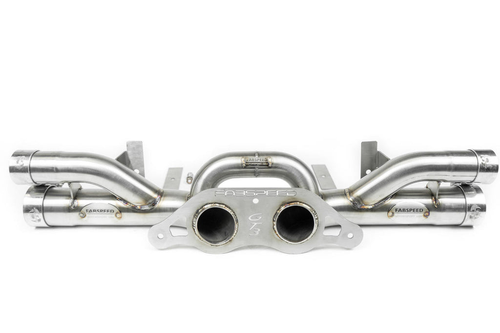 Fabspeed Porsche 991 GT3 / GT3 RS Center Muffler Bypass Pipe (2014-2016)