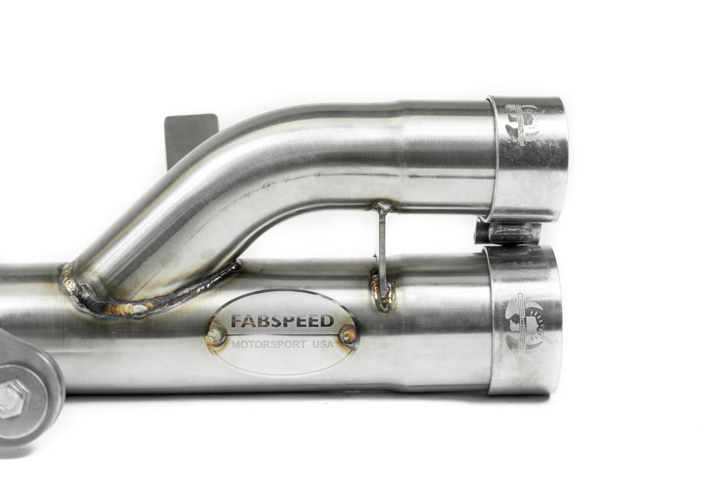 Fabspeed Porsche 991 GT3 / GT3 RS Center Muffler Bypass Pipe (2014-2016)