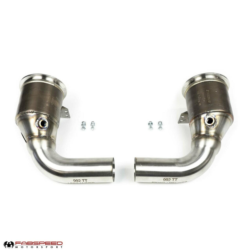 Fabspeed Porsche 992 Turbo/Turbo S Sport Catalytic Converters (2021+)