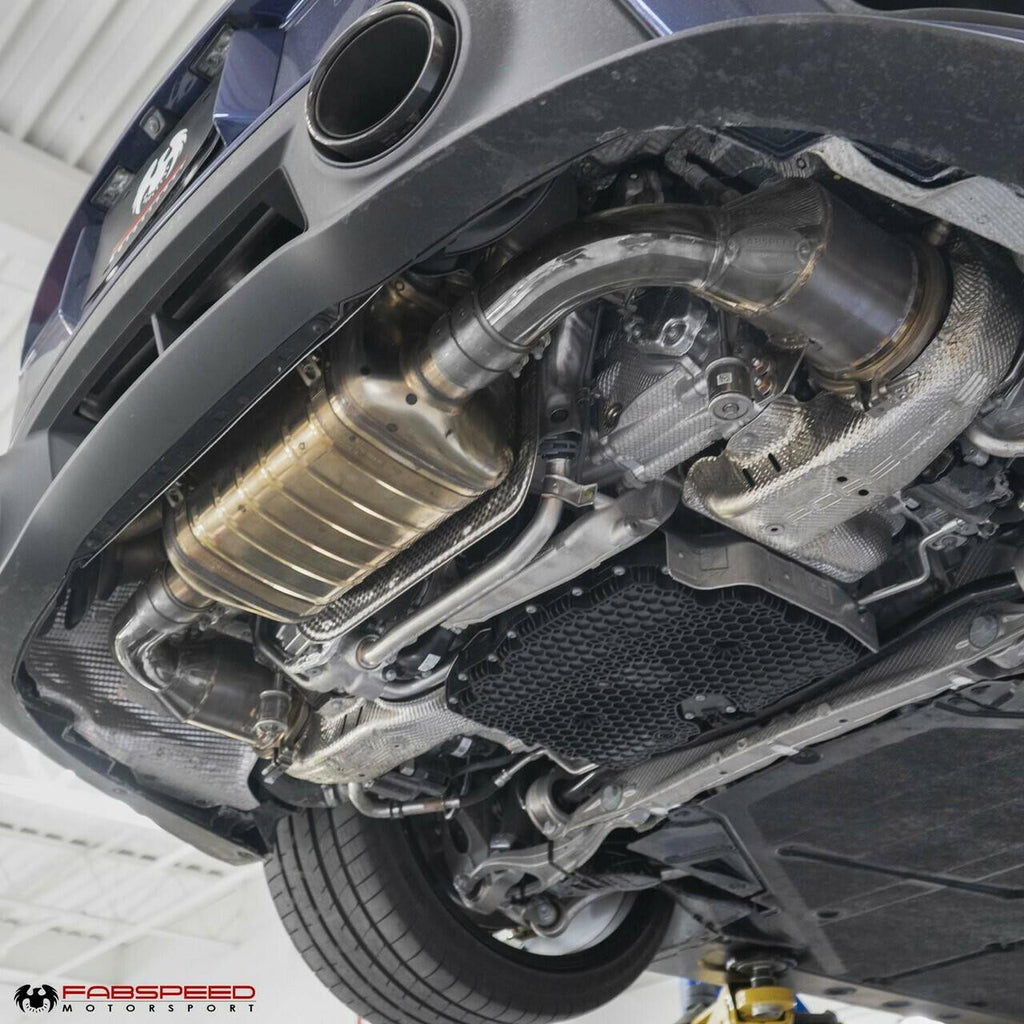 Fabspeed Porsche 992 Turbo/Turbo S Sport Catalytic Converters (2021+)